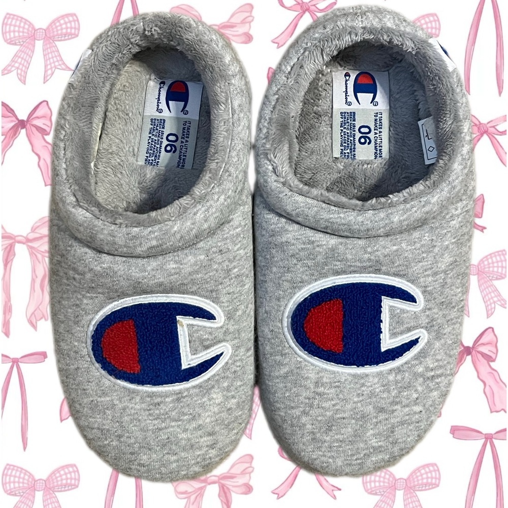 Champion grey slippers